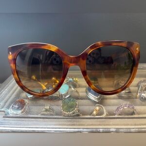Prada Brown Tortoise Sunglasses